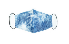 Load image into Gallery viewer, Tie-Dye Chambray Denim Face Mask