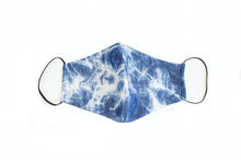Load image into Gallery viewer, Tie-Dye Chambray Denim Face Mask
