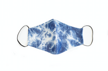 Load image into Gallery viewer, Tie-Dye Chambray Denim Face Mask