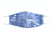 Load image into Gallery viewer, Blue Diamond Sequins Face Mask