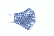 Load image into Gallery viewer, Blue Diamond Sequins Face Mask