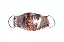 Load image into Gallery viewer, Rose Gold Sequins Face Mask