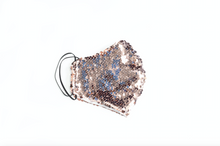 Load image into Gallery viewer, Rose Gold Sequins Face Mask