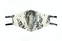Load image into Gallery viewer, White French Chantilly Lace Face Mask