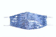 Load image into Gallery viewer, Blue Diamond Sequins Face Mask
